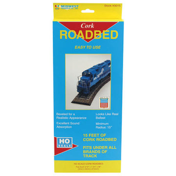 HO Cork Roadbed Strips (5)