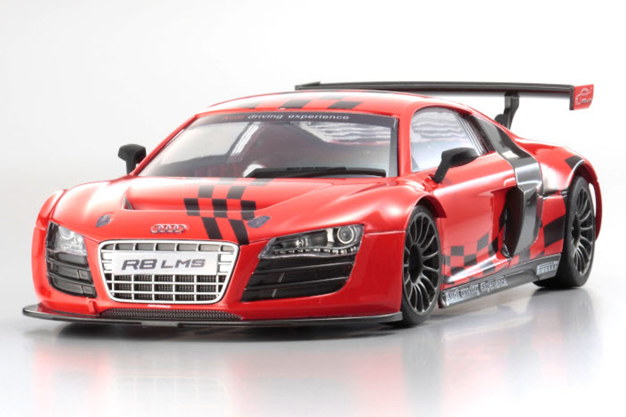 Kyosho MR-03 Mini-Z Racer ReadySet w/Audi R8 2010 LMS Body (Red/Black) & KT-531P 2.4GHz