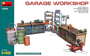 1/48 Garage Workshop: Equipment & Tools MNA-49011