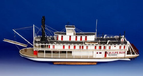 Chaperon 1884 Historic Stern Wheeler Riverboat 1/48