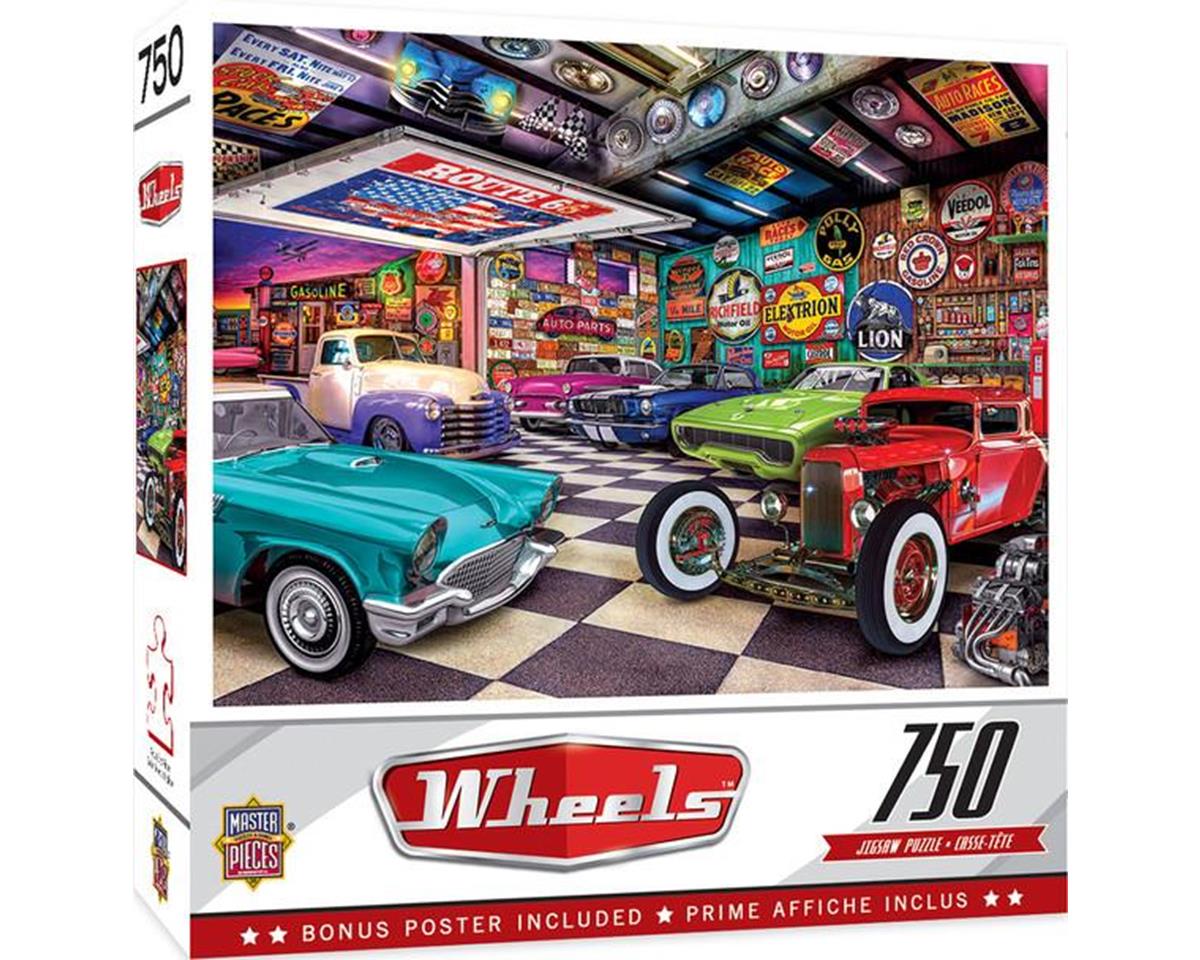 Masterpieces Puzzles & Games 750PUZ WHEELS COLLECTORS GARAGE