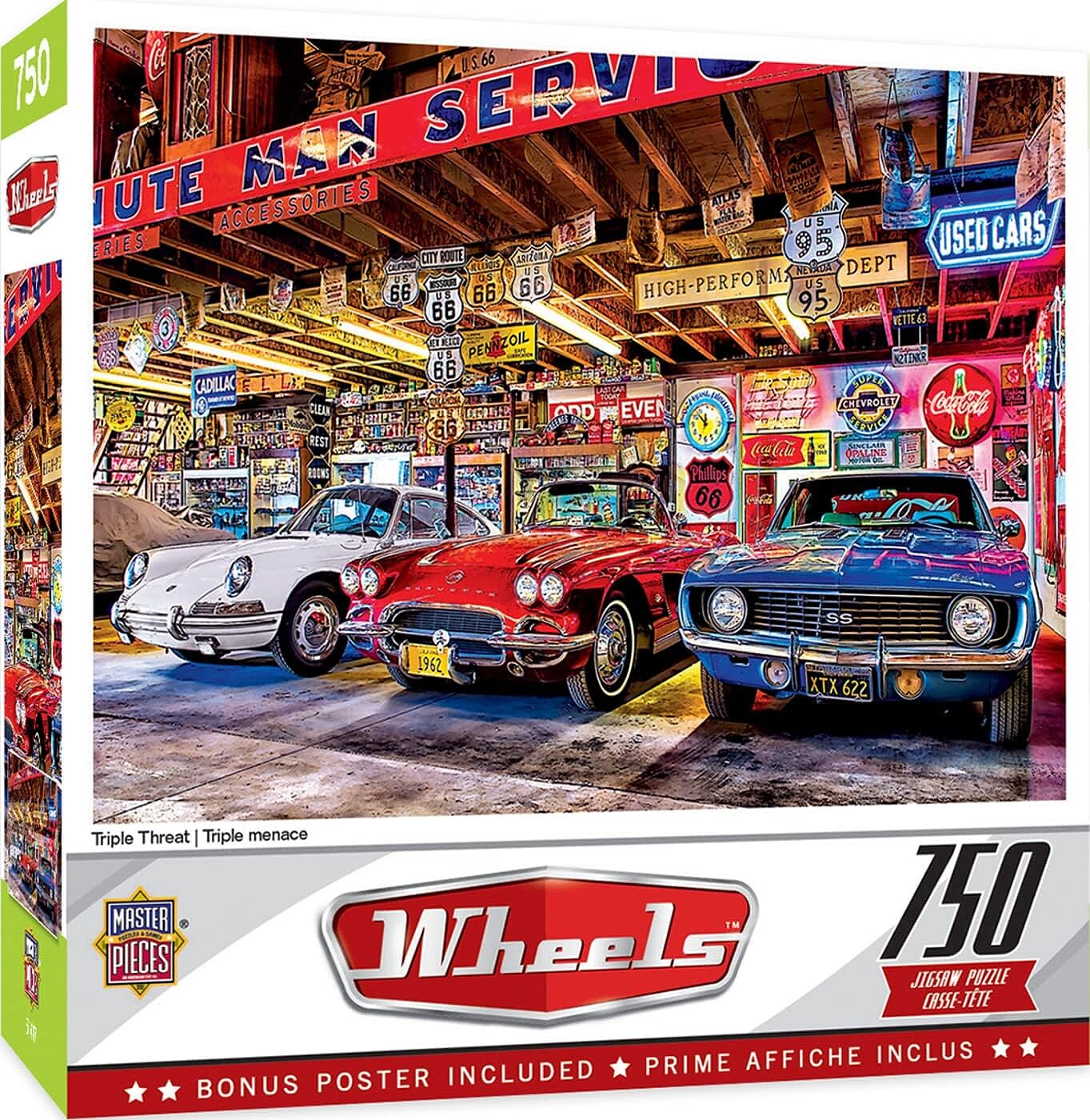 Wheels - Triple Threat 750 Piece Jigsaw Puzzle