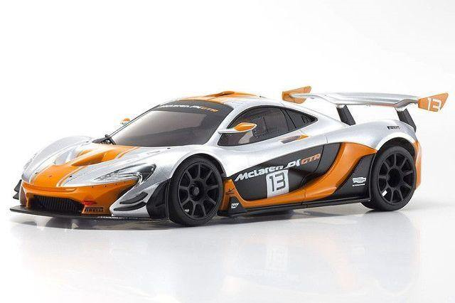 Kyosho Mini-Z ASC MR-03W-MM ASC McLaren P1 GTR Silver/Orange Body Set