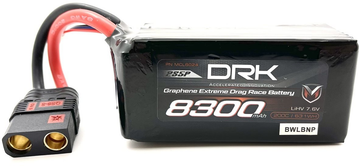 Maclan Extreme Drag Race Graphene 2S 200C LiPo Battery (7.4V/8300mAh) w/QS8 Connector