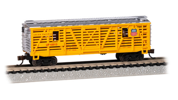 Bachmann Trains 19752 N Scale Union Pacific Animated Stock Car With Horses 43013