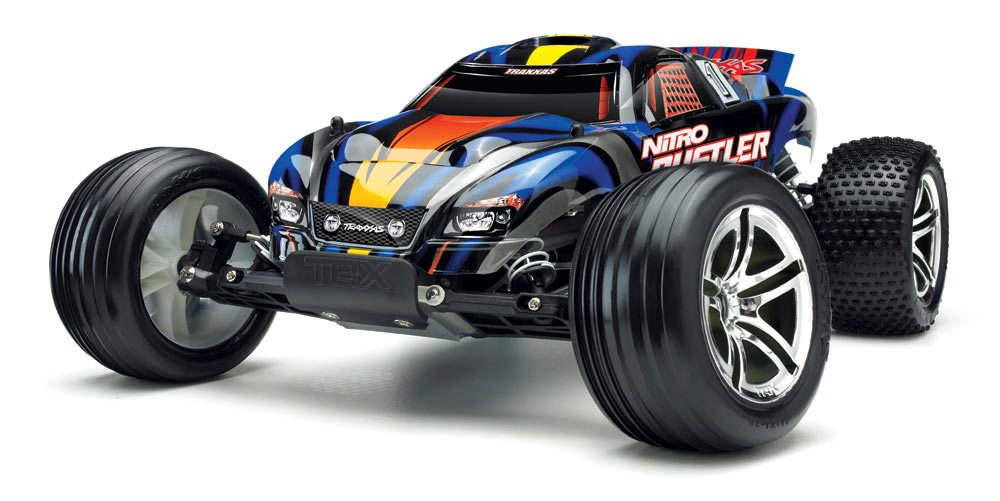 Traxxas Nitro Rustler 1/10 RTR Stadium Truck (Blue) w/TQi 2.4GHz, TSM, EZ Start, Battery & DC Charger