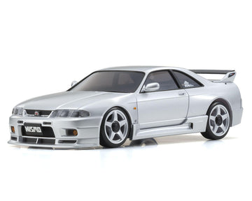 Kyosho MA-020 AWD Mini-Z ReadySet w/Nissan Skyline GT-R R33 Nismo Body (Spark Silver) w/KT-531P 2.4GHz Radio