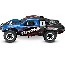 Traxxas Nitro Slash 3.3 1/10 2WD RTR SC Truck (Blue) w/TQ 2.4GHz Radio, TSM, Battery & DC Charger