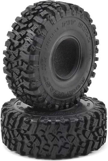 Pit Bull Tires 1.9" Rock Beast XL Scale Rock Crawler Tires w/Foams (2) (Alien)