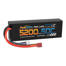 2S 7.4V 5200MAH 50C LIPO Battery Deans