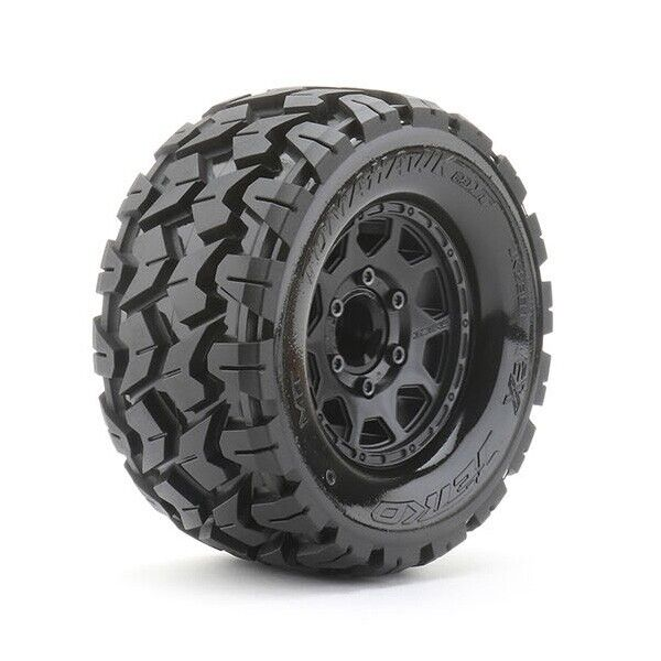 Power Hobby 1/10 2.8 MT Tomahawk Belted Tires (2) with Removable Hex