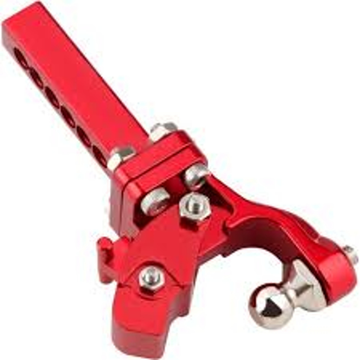 RePower Hobby Rescue Tow Trailer Hook Hitch, Red, 1/10 Crawler