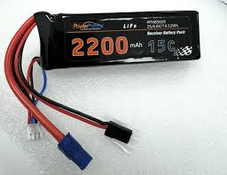 Power Hobby - 6.6V 2200mAh 2S LiFe Receiver Battery Universal Receiver EC3