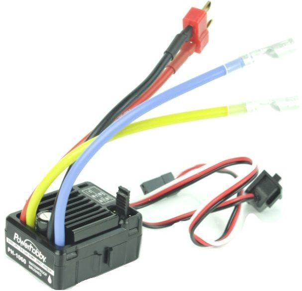 Powerhobby PH-1060 Waterproof Brush ESC 60A For 1/10 Car Truck Crawler