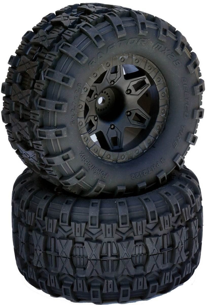 12 mm 1/10 Raptor 2.8 Belted All Terrain Tires