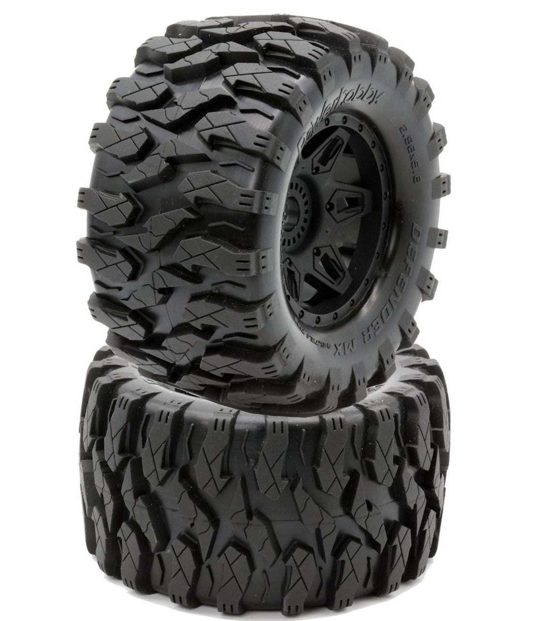 Power Hobby Raptor MX Belted All Terrain Tires Mounted 17mm Traxxas