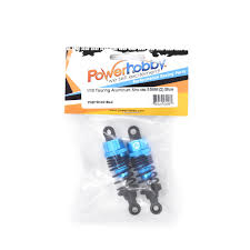 Powerhobby 1/10 Touring Car Aluminum Shocks 55MM (2) Blue