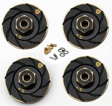 Powerhobby Axial SCX24 Brass Counterweight Wheel Hub Weights Adapter