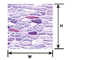 Plastruct PS-66 O Scale Field Stones