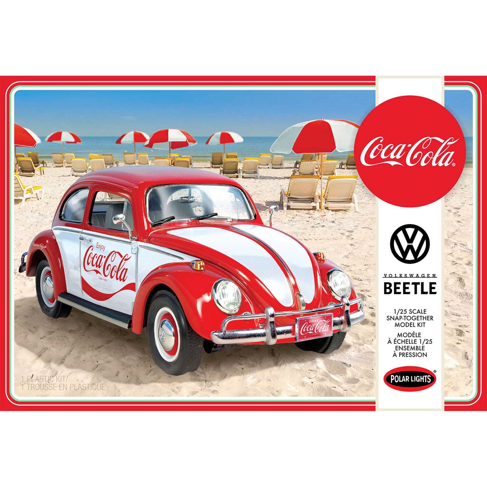 1/24 Volkswagen Beetle Coca-Cola Snap Model Kit