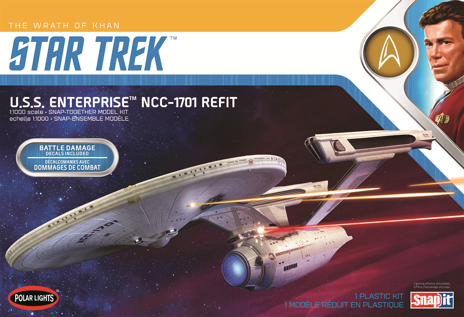 1/1000 Star Trek USS Enterprise Refit - Wrath of Khan