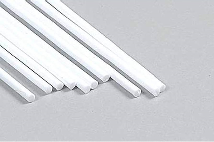 Plastruct Round Rod Polystyrene .060x10" (10)