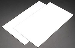 Plastruct White Sheet Polystyrene .080" (2)