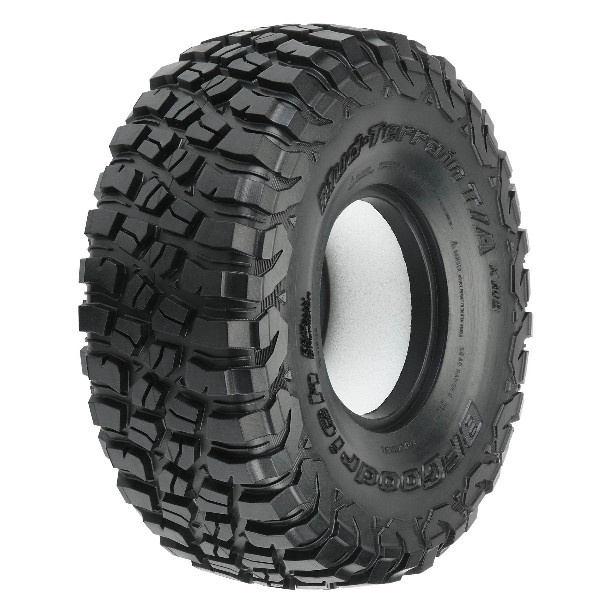 1/10 BFG T/A KM3 Predator Front/Rear 1.9" Rock Crawling Tires (2)