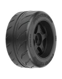 1/7 Toyo Proxes R888R S3 Rear 53/107 2.9" BELTED Mounted 17mm 5-Spoke (2)