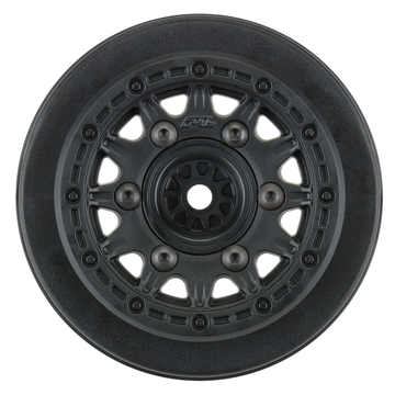 1/10 Raid Front/Rear 2.2"/3.0" 12mm Short Course Wheels (2) Black