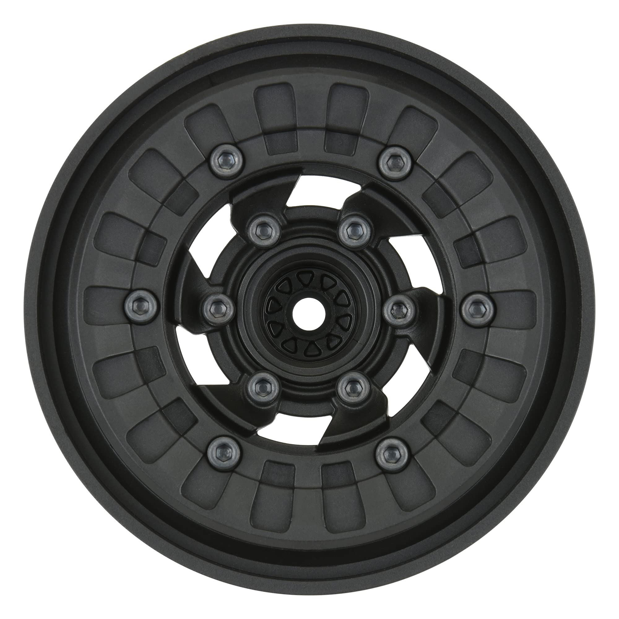 1/10 Vice CrushLock Front/Rear 2.6" 12mm Crawling Wheels (2) Blk/Blk