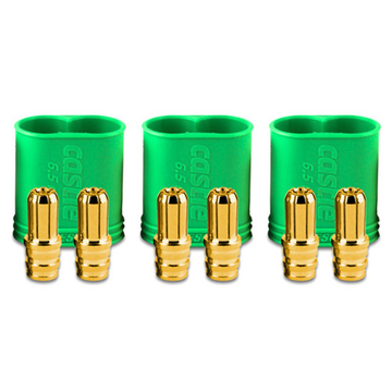 Connector: 6.5mm Polarized Bullet Device (3) Castle Creations