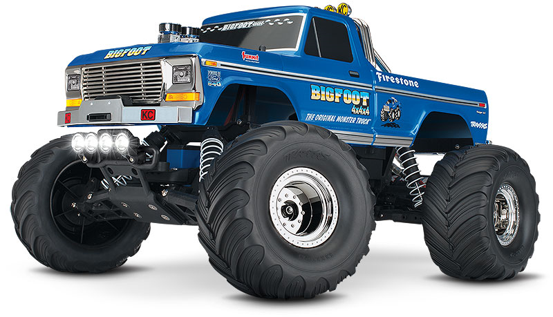 Traxxas Bigfoot No.1 Original BL-2S HD RTR 1/10 2WD Brushless Monster Truck w/BL-2S ESC & TQ 2.4GHz Radio