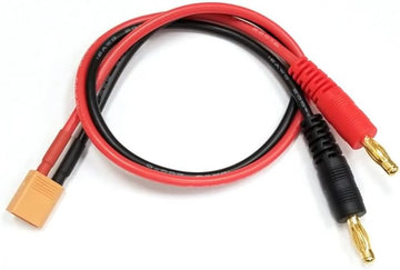 1616 Charger Adapter: Male XT30 to Male 4Mm Bullets- 300Mm Wire