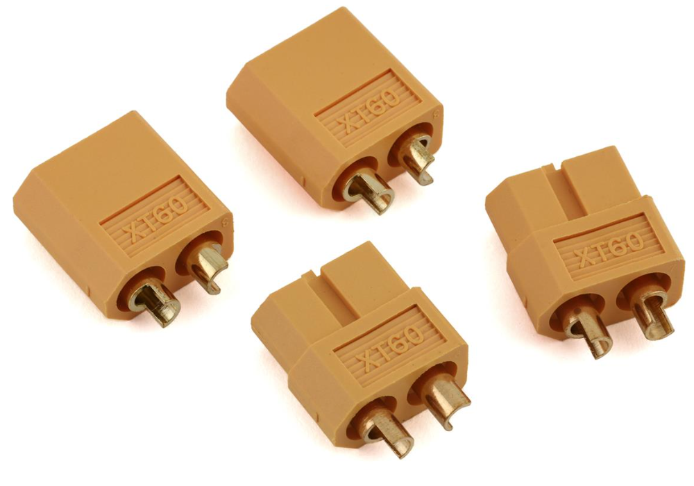 XT60 Connectors (2 Male & 2 Female)