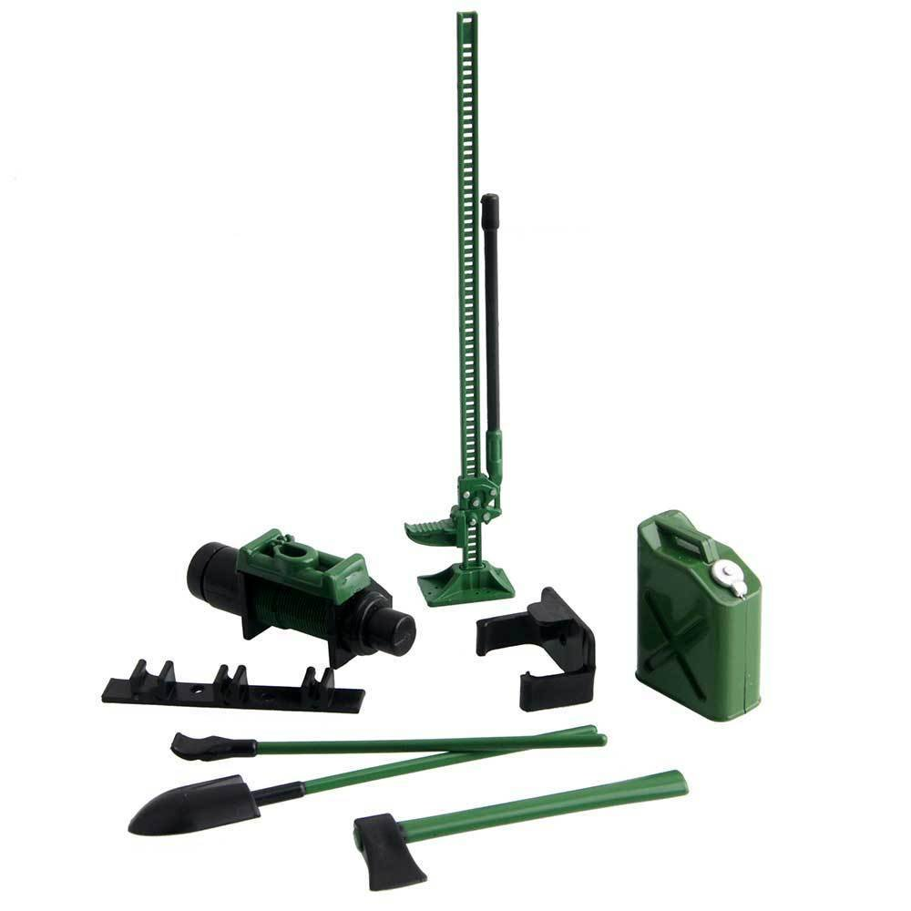 3400G - 1/10 Scaler Accessory Set (8pcs) - Green