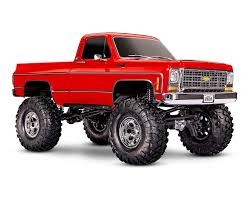 Traxxas TRX-4 1/10 High Trail Edition RC Crawler w/'79 Chevrolet K10 Truck Body (Red) w/TQi 2.4GHz Radio