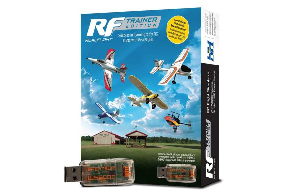 RealFlight Trainer Edition RC Flight Simulator with WS2000 Wireless Simulator USB Dongle