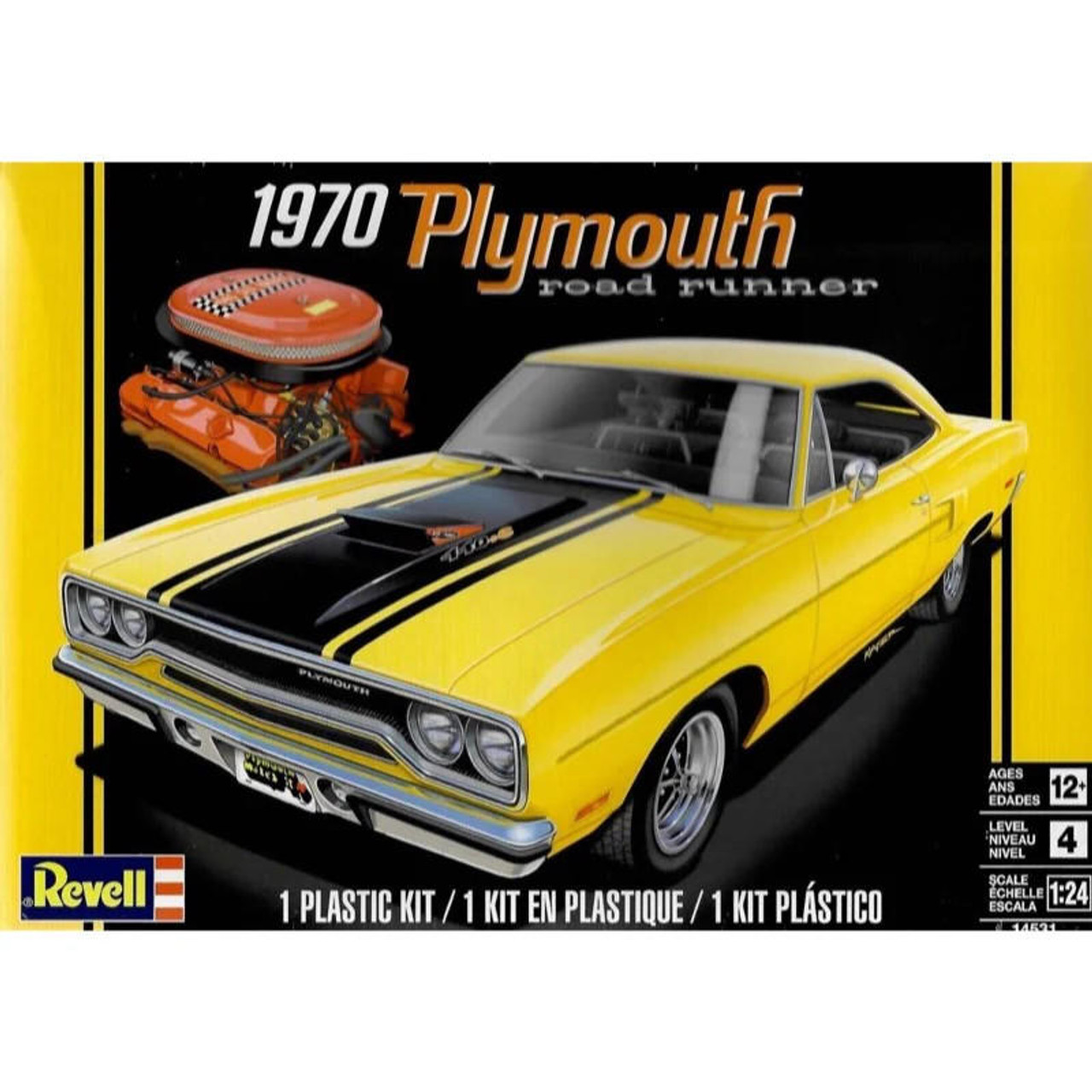 Revell 1/24 1970 Plymouth Road Runner Model Kit