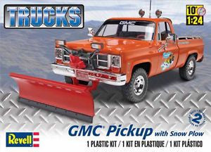 GMC PICKUP W/ SNOW PLOW 1/24