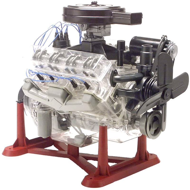 1/4 Visible V8 Engine