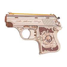 Robotime Mini Gun Toy Wooden 3D Puzzle
