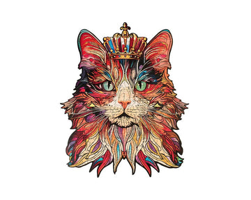 Robotime Rowood Cat King 200pc Wooden Jigsaw Puzzle