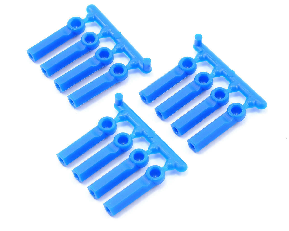 RPM Long Shank 4-40 Rod Ends (Blue) (12)