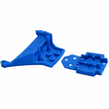 RPM Slash LCG 4x4 Front Bulkhead (Blue)