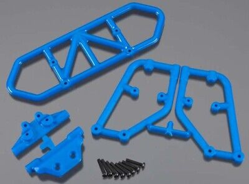 RPM Rear Bumper (Blue) (Slash 4x4)