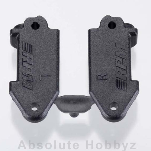 RPM 30 Deg Caster Block Set for Traxxas Rustler/Stampede/Slash (Black) (2)