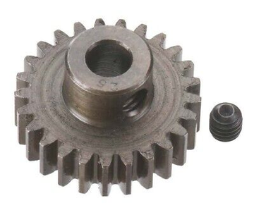 Robinson Racing Extra Hard Steel .8 Mod Pinion Gear w/5mm Bore (25T)