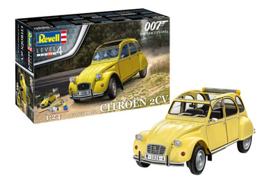 James Bond Citroen 2CV Car from For Your Eyes Only Movie w/paint & glue 1/24 Revell Germany