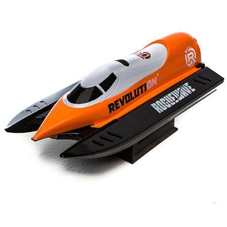 Roguewave 10" F1 Self-Righting Brushed Tunnel RTR, Orange